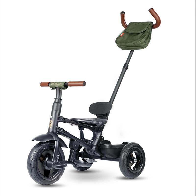 Tricicleta pliabila Qplay Rito Deluxe Verde-Maslina [5]