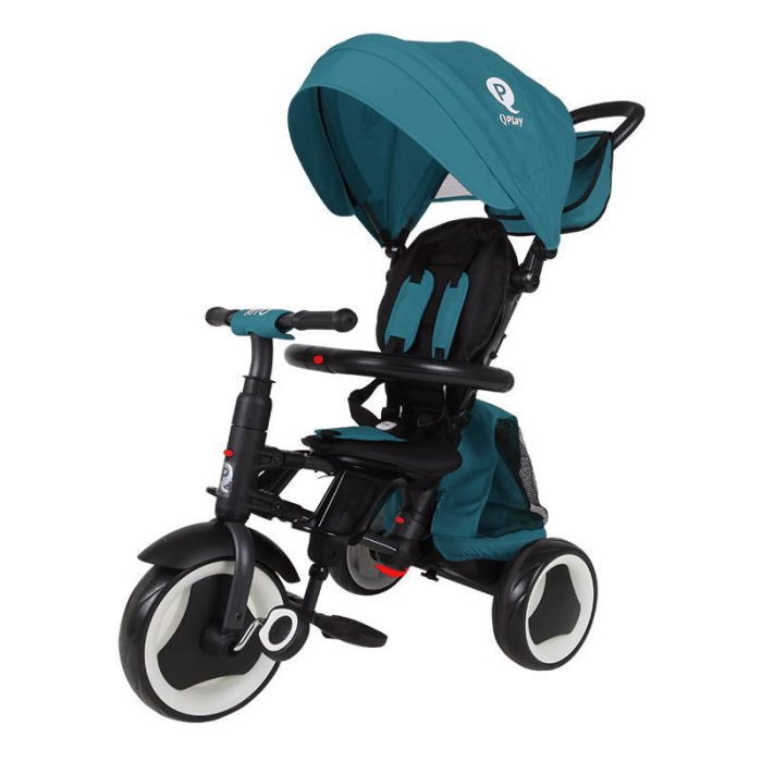 Tricicleta pliabila Qplay Rito+ Turcoaz [11]