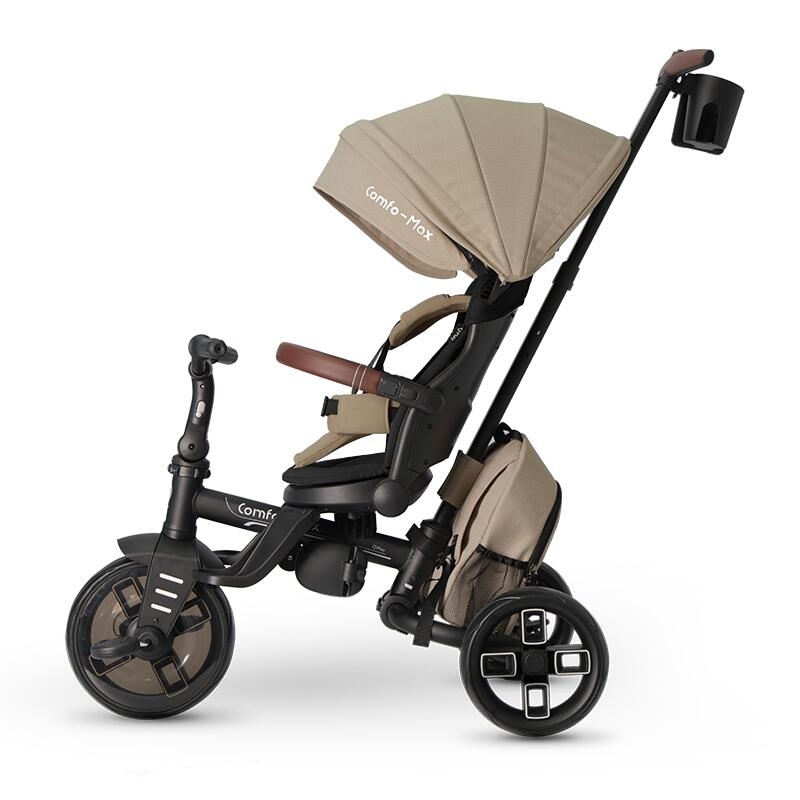 Tricicleta ultrapliabila Qplay Comfo Max Bej inchis [5]