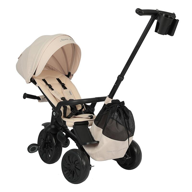 Tricicleta ultrapliabila Qplay Nova MAX Bej [6]