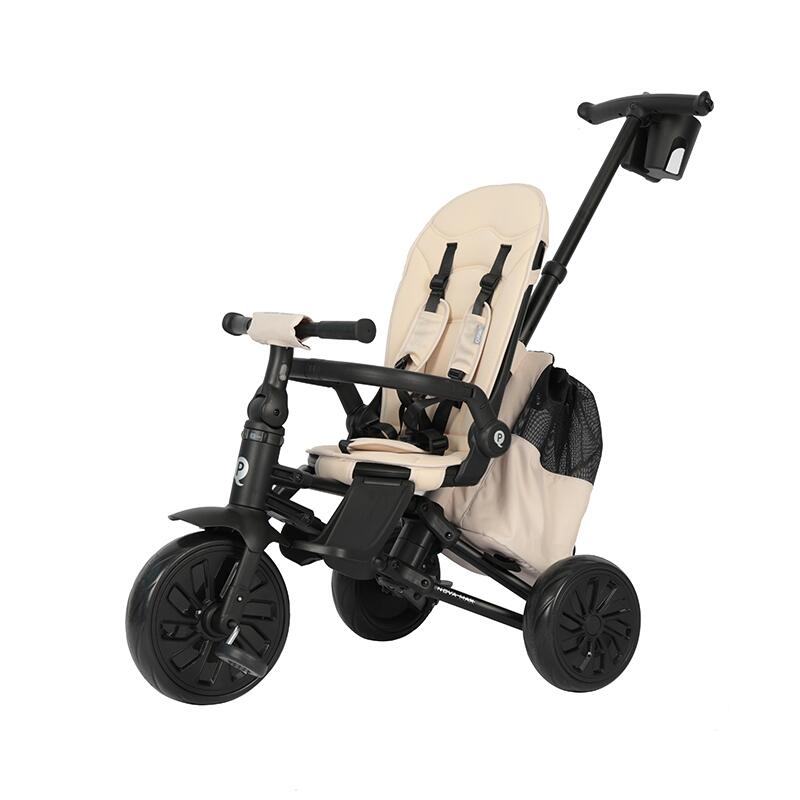 Tricicleta ultrapliabila Qplay Nova MAX Bej [8]