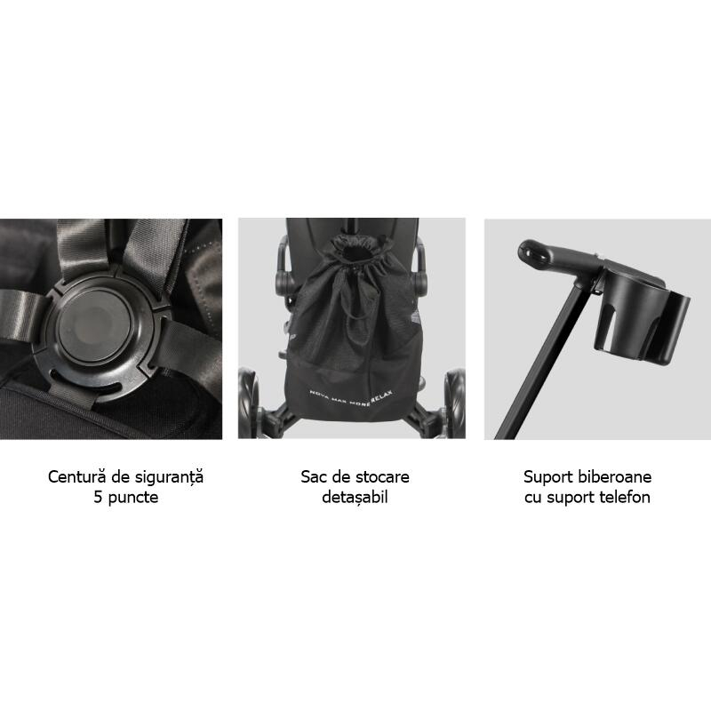 Tricicleta ultrapliabila Qplay Nova MAX Bej [14]