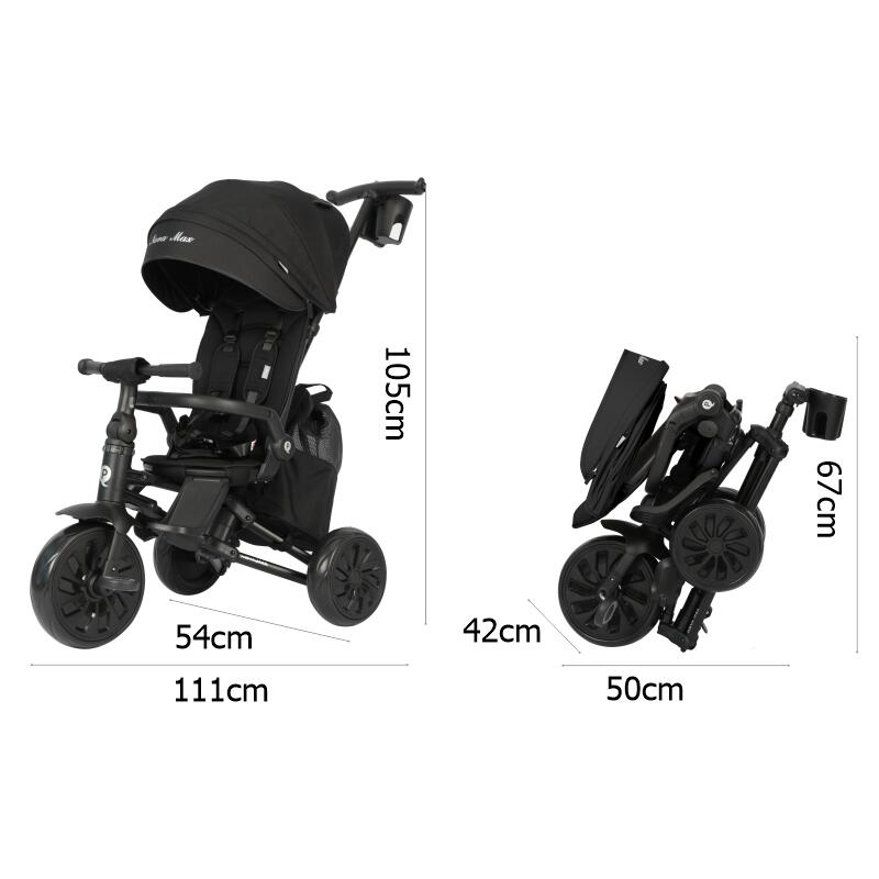 Tricicleta ultrapliabila Qplay Nova MAX Negru [11]