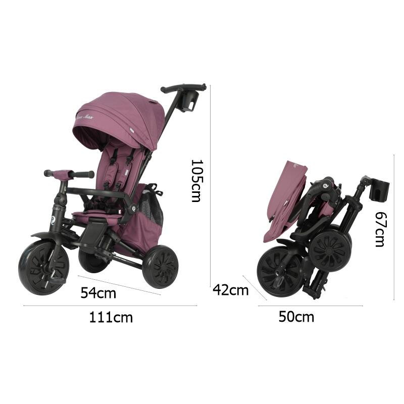 Tricicleta ultrapliabila Qplay Nova MAX Violet [11]