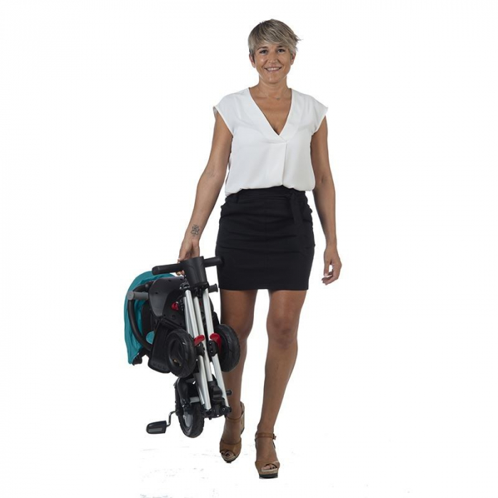 Tricicleta ultrapliabila Qplay Nova turcoaz [7]