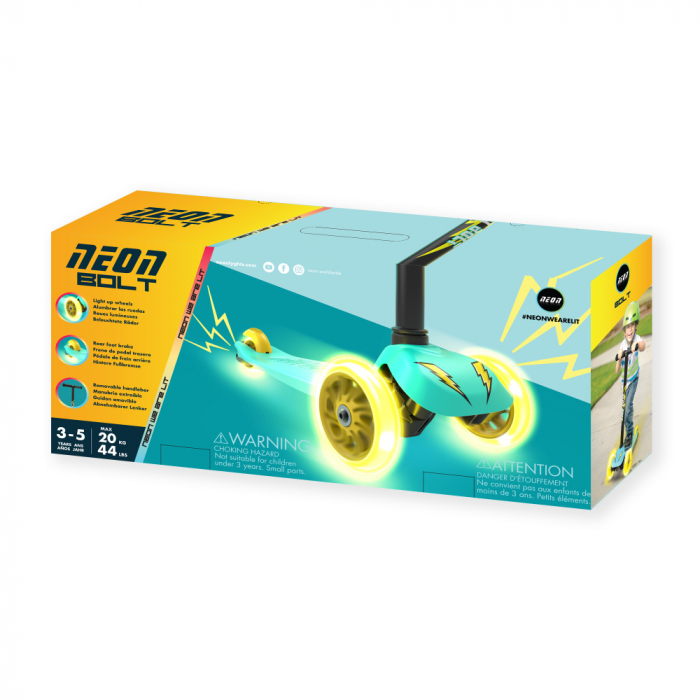 Trotineta cu 3 roti Neon Bolt Green-Resigilat [7]