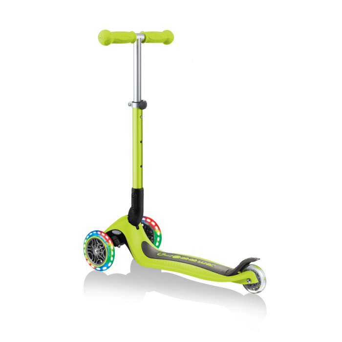 Trotineta Globber Junior pliabila cu lumini culoare verde [3]