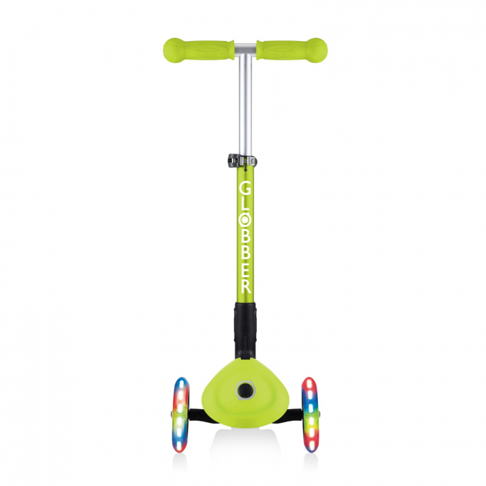 Trotineta Globber Junior pliabila cu lumini culoare verde [2]