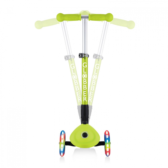 Trotineta Globber Junior pliabila cu lumini culoare verde [5]