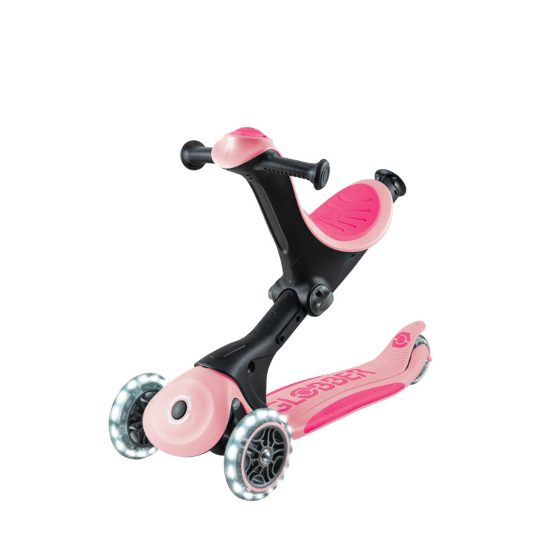 Trotineta Globber GO UP ACTIVE 360 ECOLOGIC 3 in 1 Roz Pal [2]