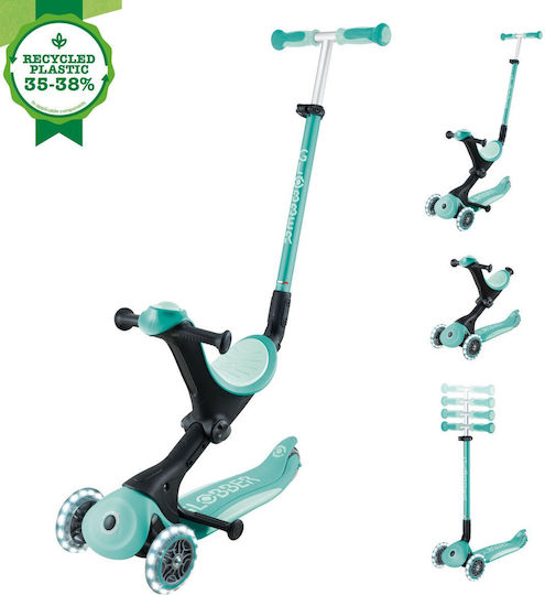 Trotineta Globber GO UP DELUXE ECOLOGIC 3 in 1  Verde [2]
