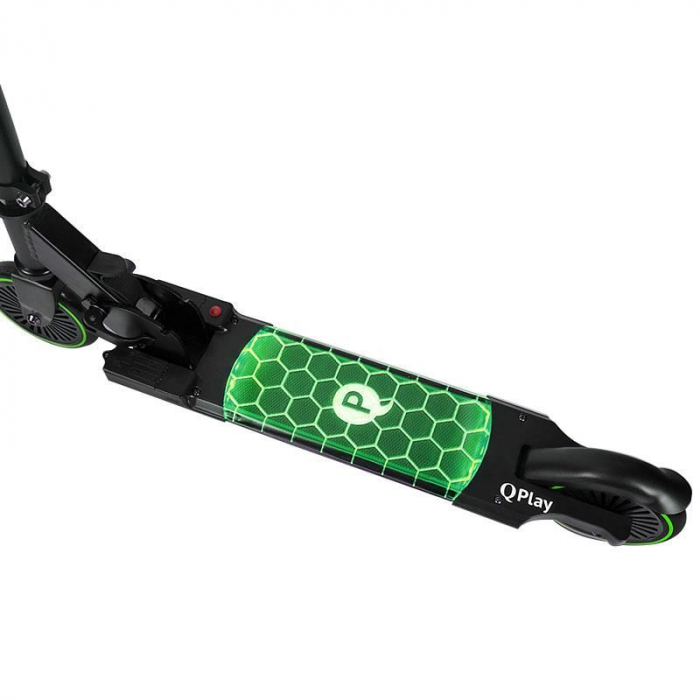 Trotineta LED QPlay Honeycomb Verde [3]