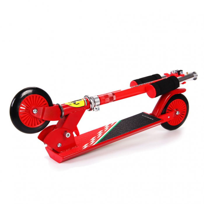 Trotineta pliabila Ferrari pentru copii cu roti 120 mm, rosie [4]