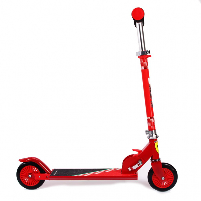 Trotineta pliabila Ferrari pentru copii cu roti 120 mm, rosie [3]