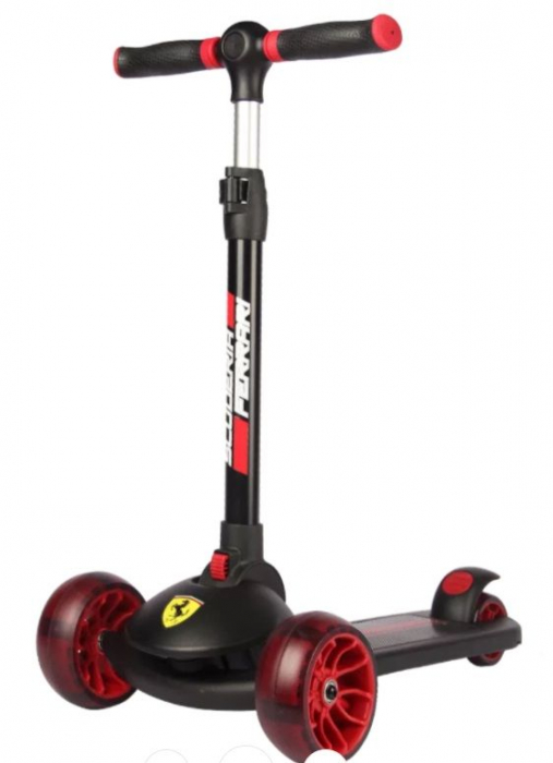 Trotineta pliabila Ferrari Twist neagra cu scaun [2]