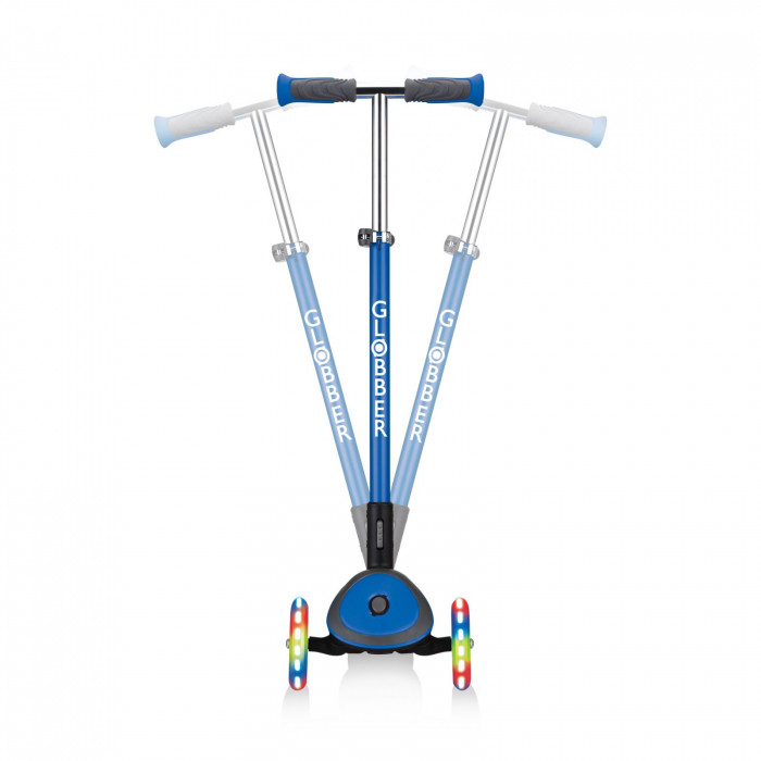 Trotineta pliabila Globber Elite Deluxe Lights Albastru [5]