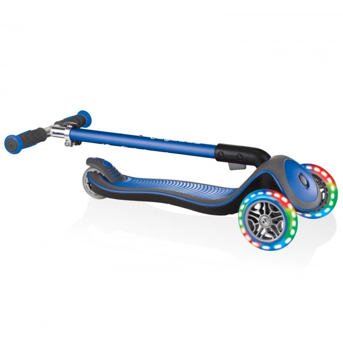 Trotineta pliabila Globber Elite Deluxe Lights Albastru [9]