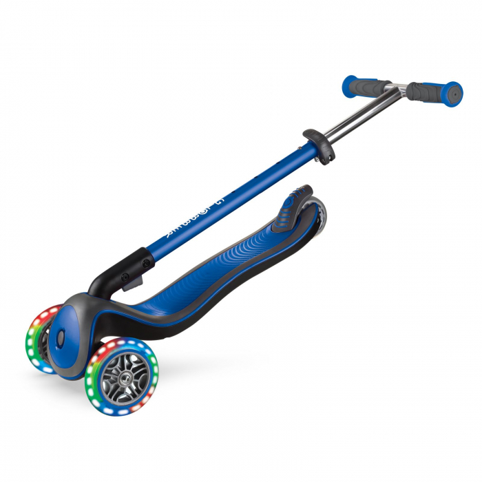 Trotineta pliabila Globber Elite Deluxe Lights Albastru [11]