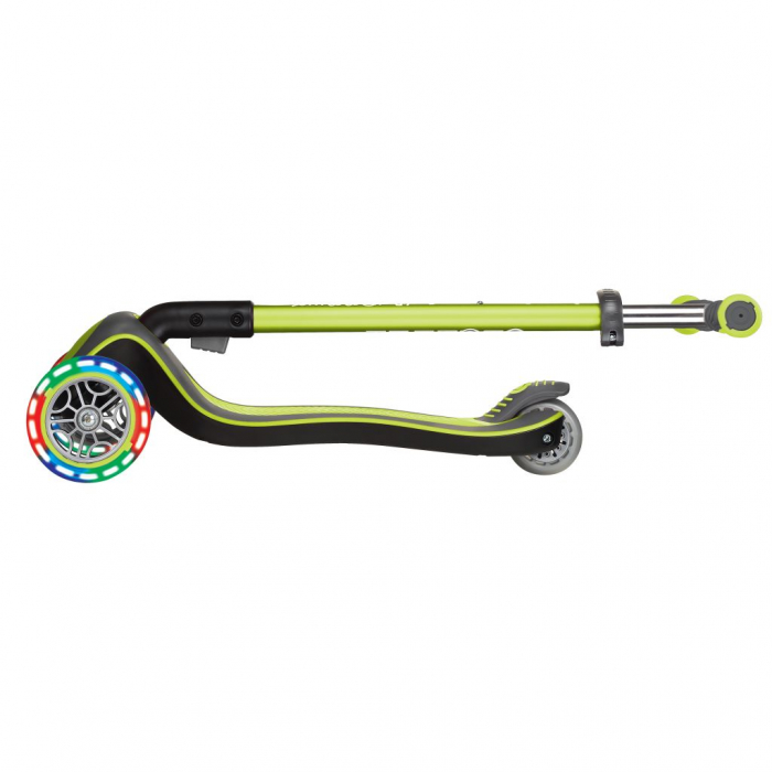 Trotineta pliabila Globber Elite Deluxe Lights Verde [10]