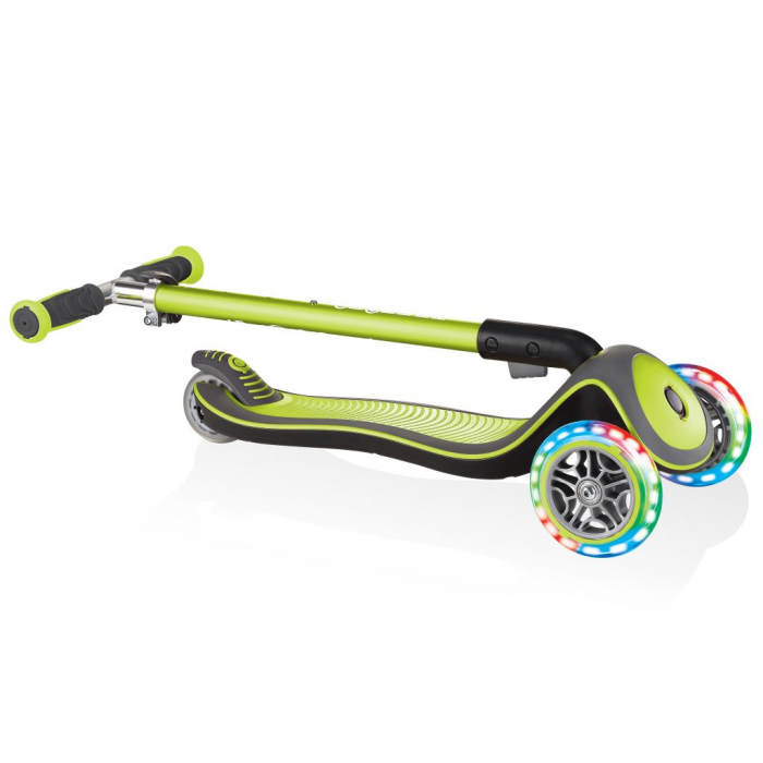 Trotineta pliabila Globber Elite Deluxe Lights Verde [12]
