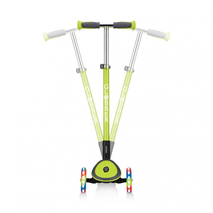 Trotineta pliabila Globber Elite Deluxe Lights Verde [3]