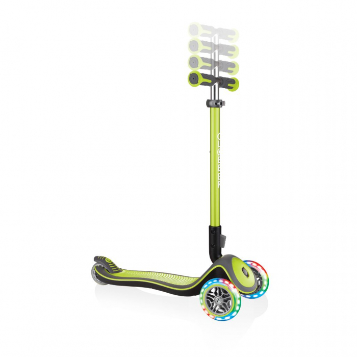 Trotineta pliabila Globber Elite Deluxe Lights Verde [6]