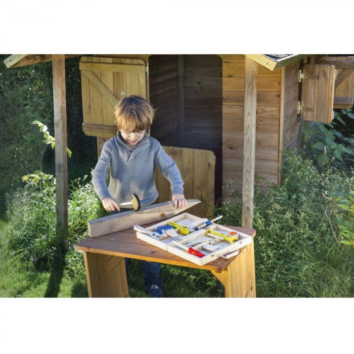 Trusa de Scule din Lemn Masiv, New Classic Toys [2]