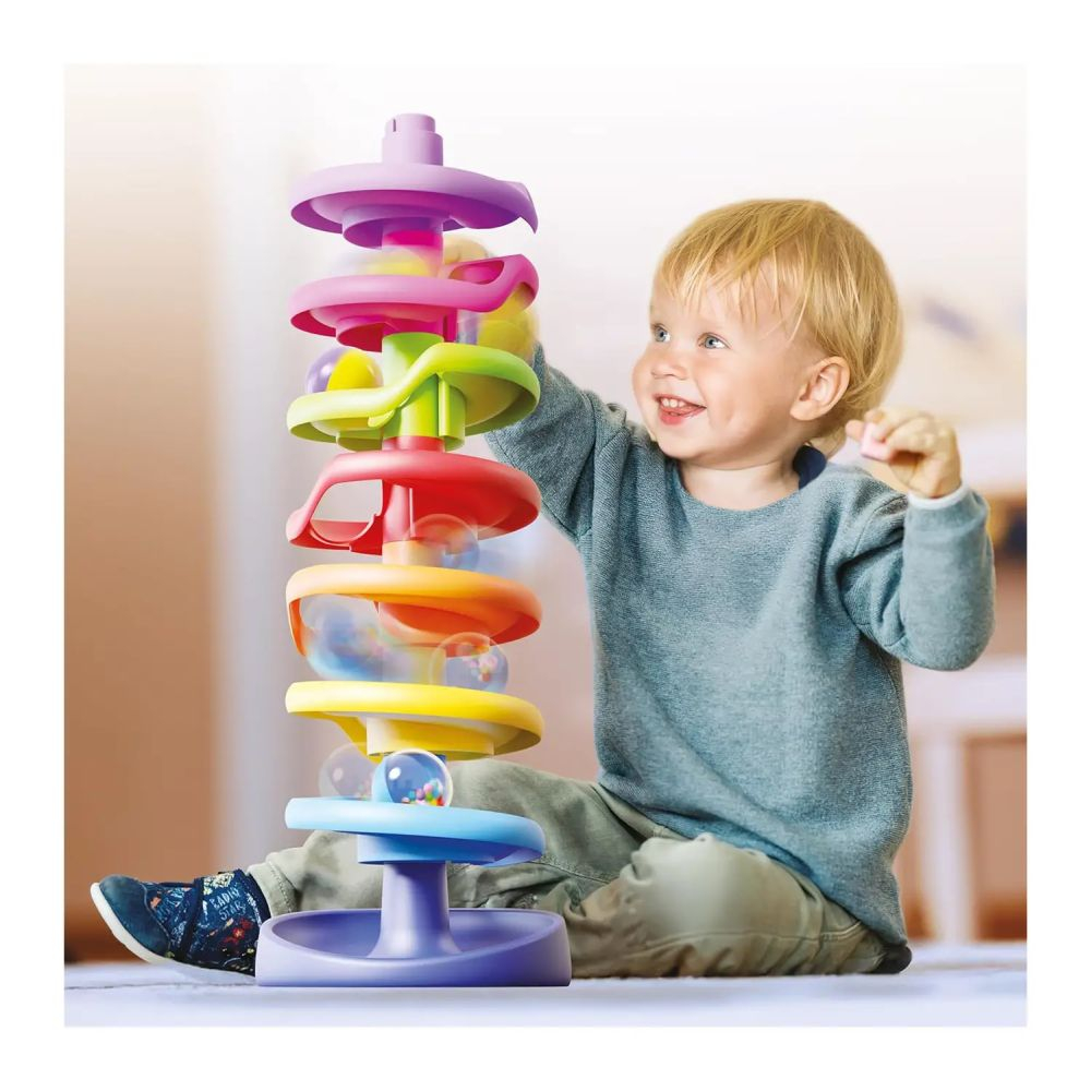 Turn cu traseu spiral pentru bile Quercetti [4]