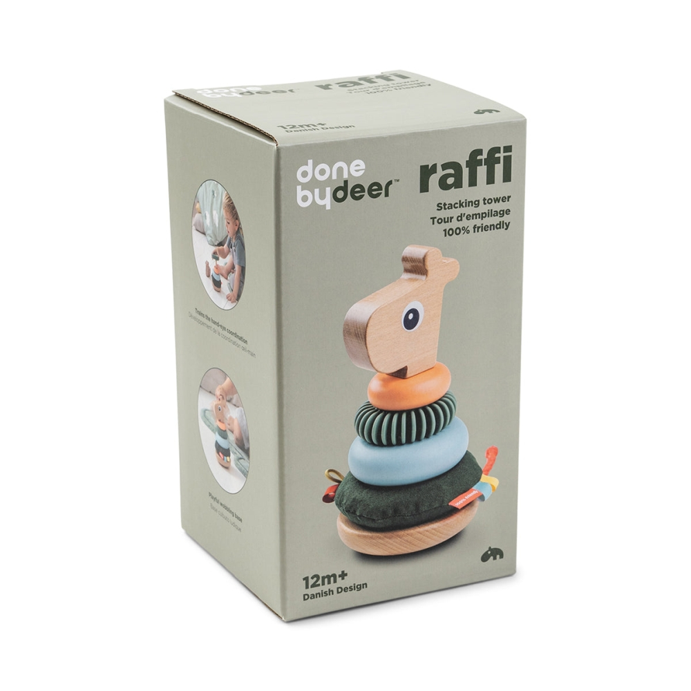 Turn de stivuire din lemn Done by Deer Raffi Multicolor [9]