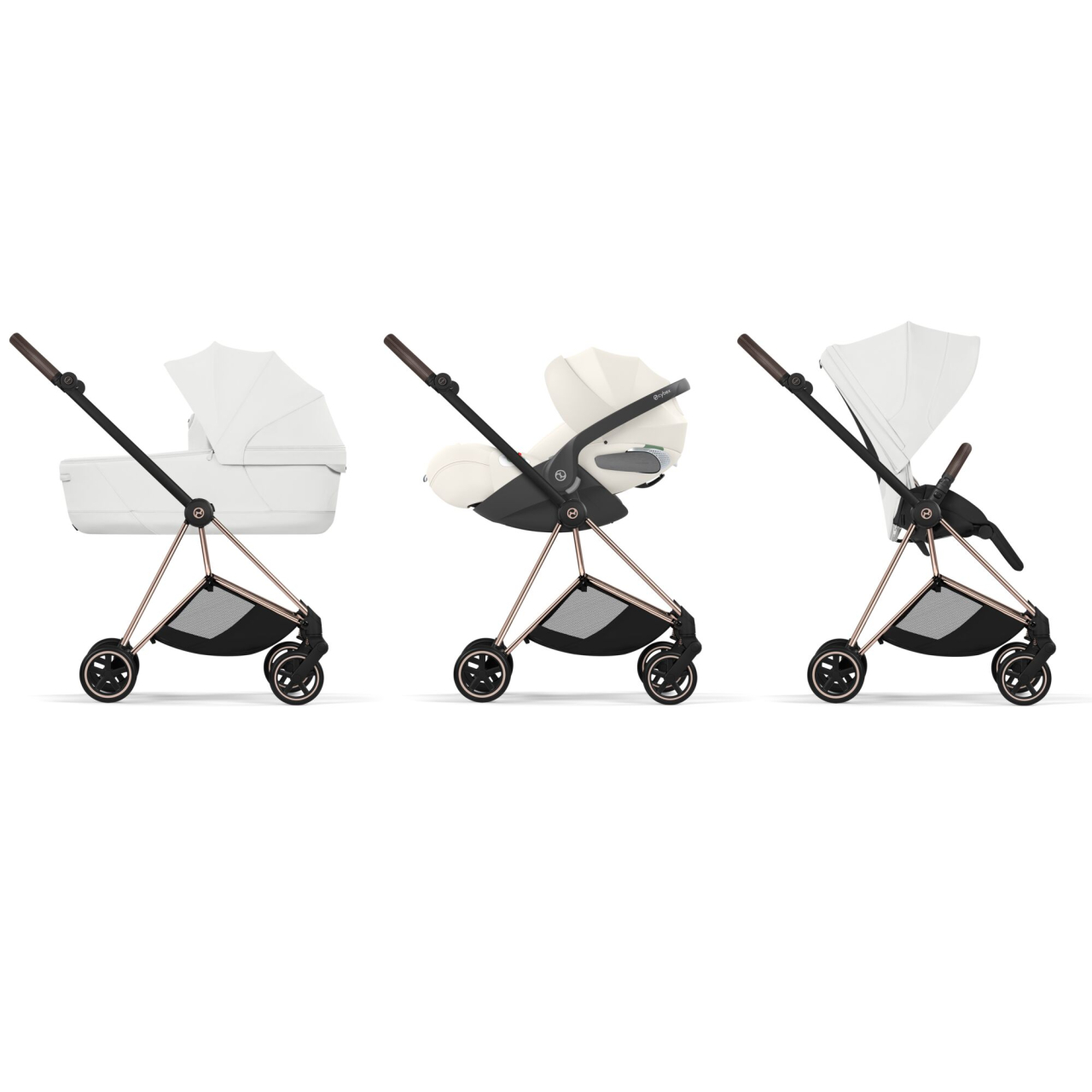 Carucior Cybex Mios Style Off White 3 in 1 [2]