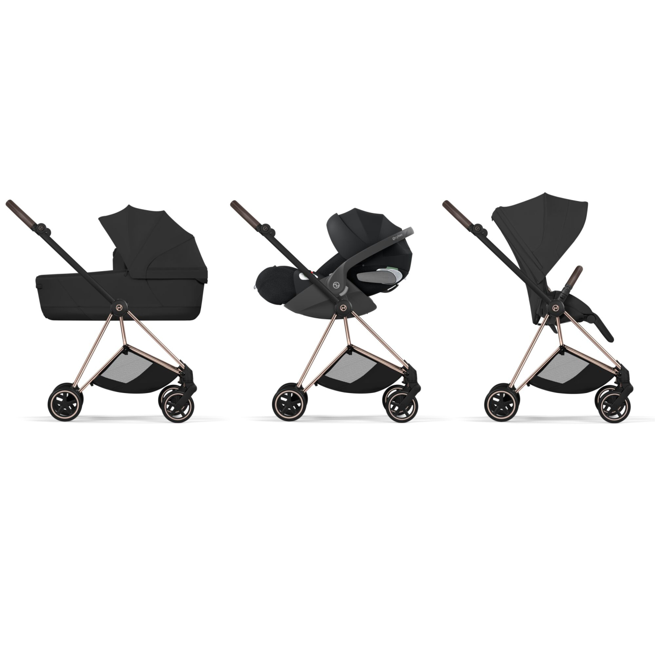 Carucior Cybex Mios Style Sepia Black 3 in 1 [2]