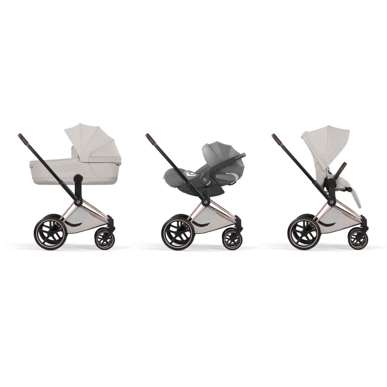 Carucior Cybex Priam Style City Grey 3 in 1 [2]