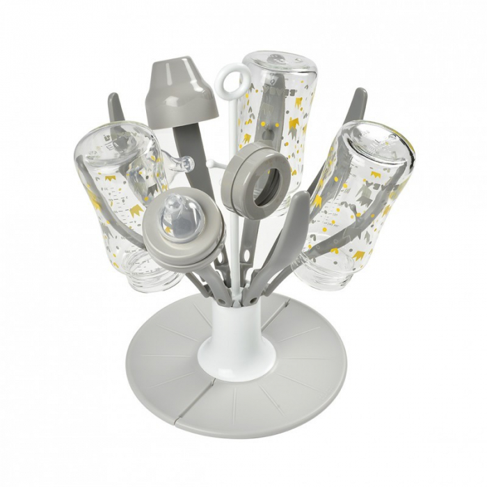 Uscator pliabil biberoane Beaba Floare Grey [2]