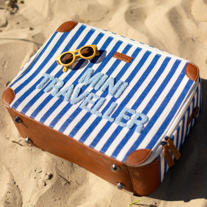 Valiza pentru copii Childhome Mini Traveller Albastru/Alb [5]