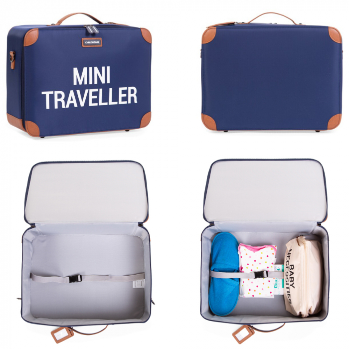 Valiza pentru copii Childhome Mini Traveller Bleumarin-Resigilat [4]