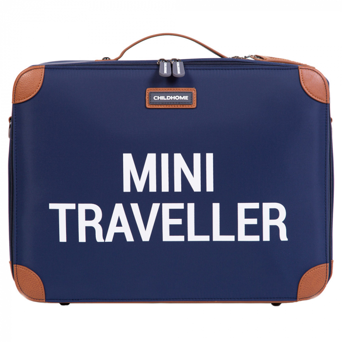 Valiza pentru copii Childhome Mini Traveller Bleumarin - Resigilat