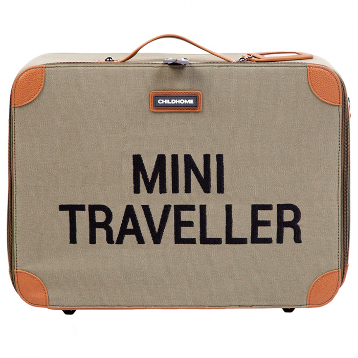 Valiza pentru copii Childhome Mini Traveller Kaki - Resigilat