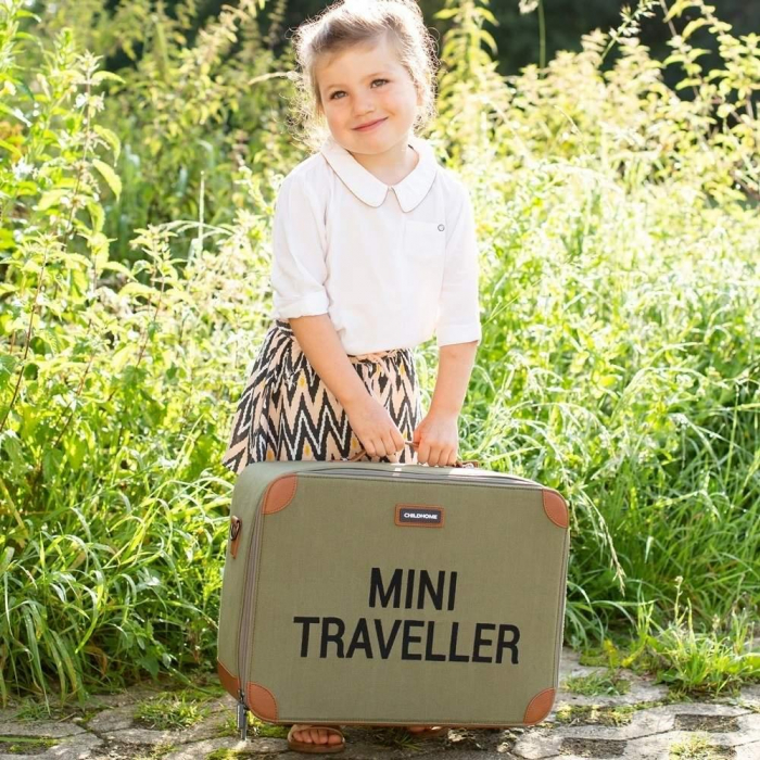 Valiza pentru copii Childhome Mini Traveller Kaki-Resigilat [7]