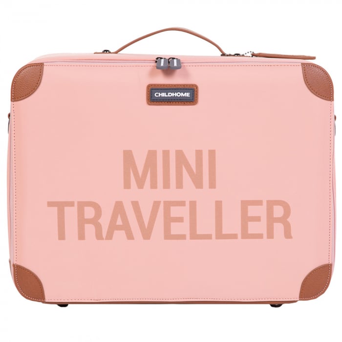 Valiza pentru copii Childhome Mini Traveller Roz - Resigilat