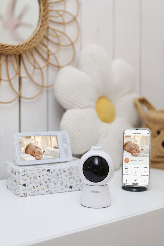 Video Monitor Digital + Wi-Fi Beaba ZEN Smart AI White [8]