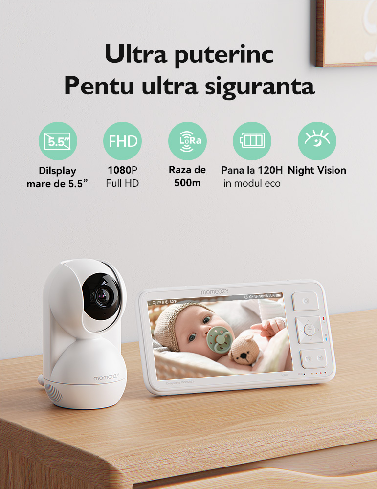 Video monitor Momcozy BM03 5.5 inch [4]