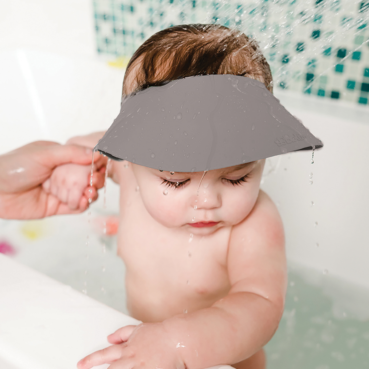 Viziera pentru baie din silicon bblüv Käp Grey [2]