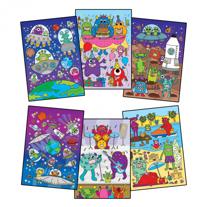 Water Magic: Carte de colorat Monstruleti si extraterestrii [2]