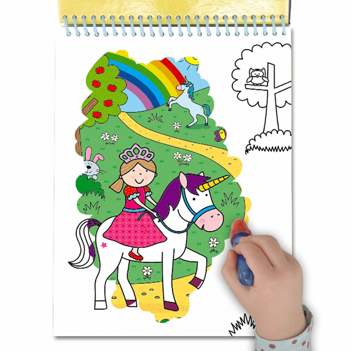 Water Magic: Carte de colorat Unicorni [4]