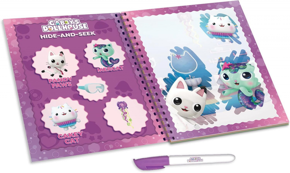 Waterbook: Carte de colorat Gabby's Dollhouse & pisicute [2]