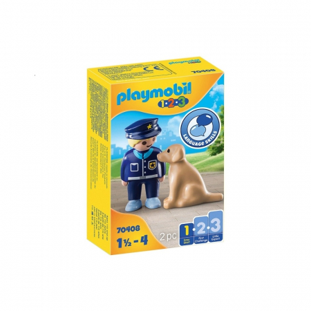 1.2.3 Politist Cu Catel Playmobil [0]