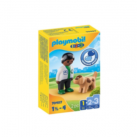 1.2.3 Veterinat Cu Catel Playmobil [0]