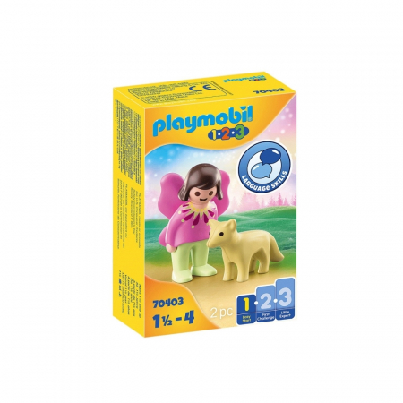Figurine jucarii mici - 1.2.3 Zana Cu Vulpe Playmobil