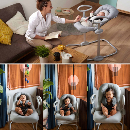 Balansoar Beaba Up&Down III Heather Grey-Resigilat [5]