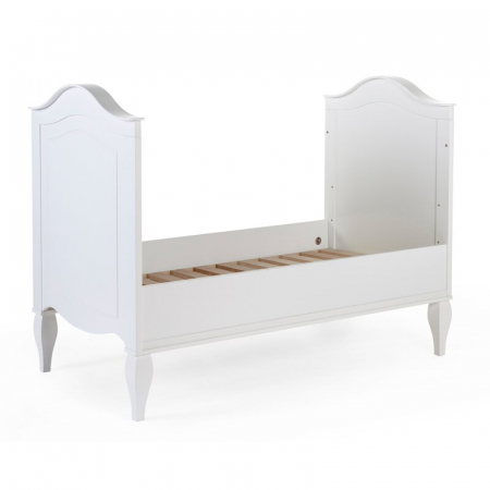 Patut Childhome Romantic White 70x140 cm, MDF/Pin Alb [2]